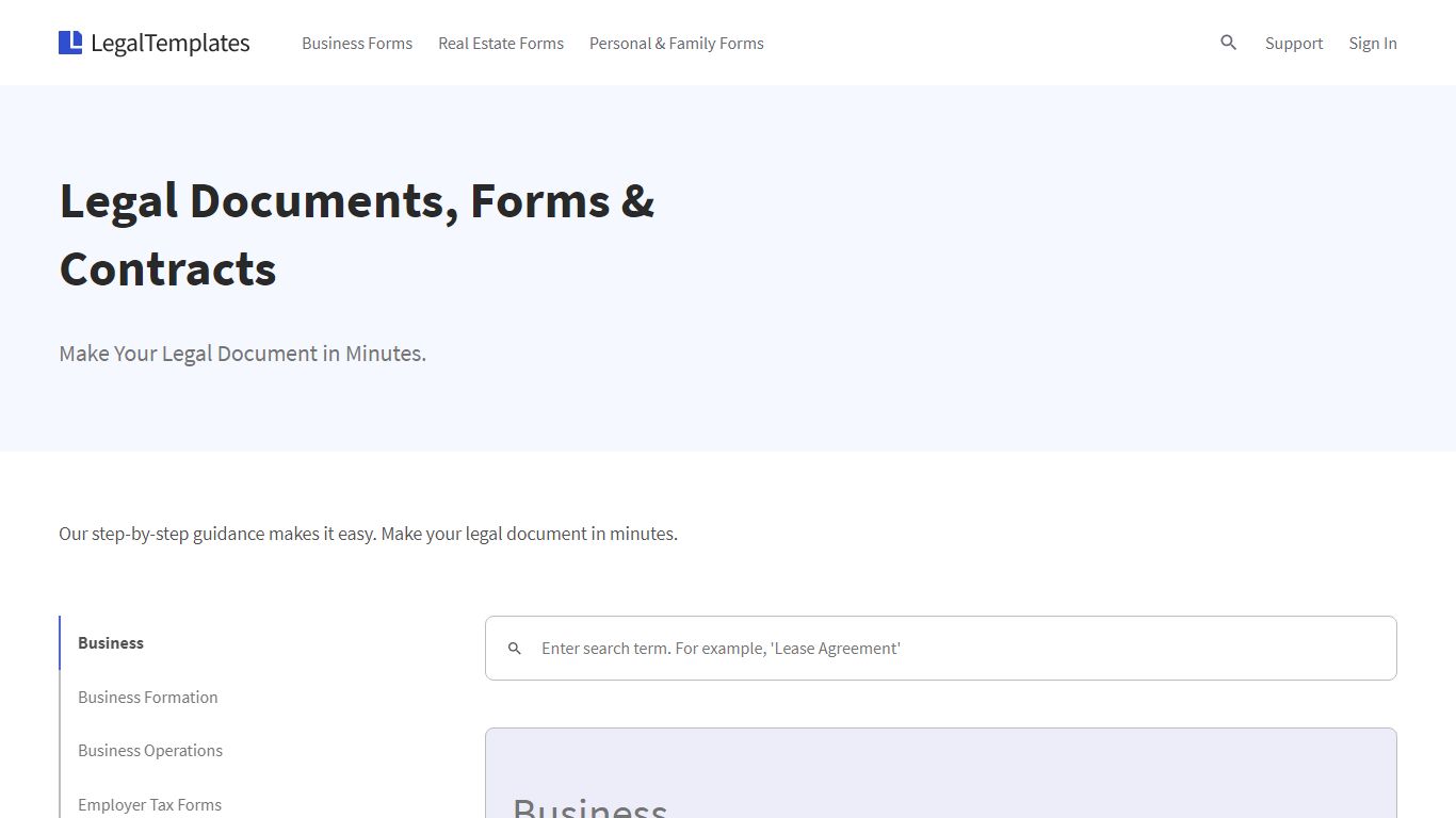 Legal Documents & Forms - Full List | Legal Templates