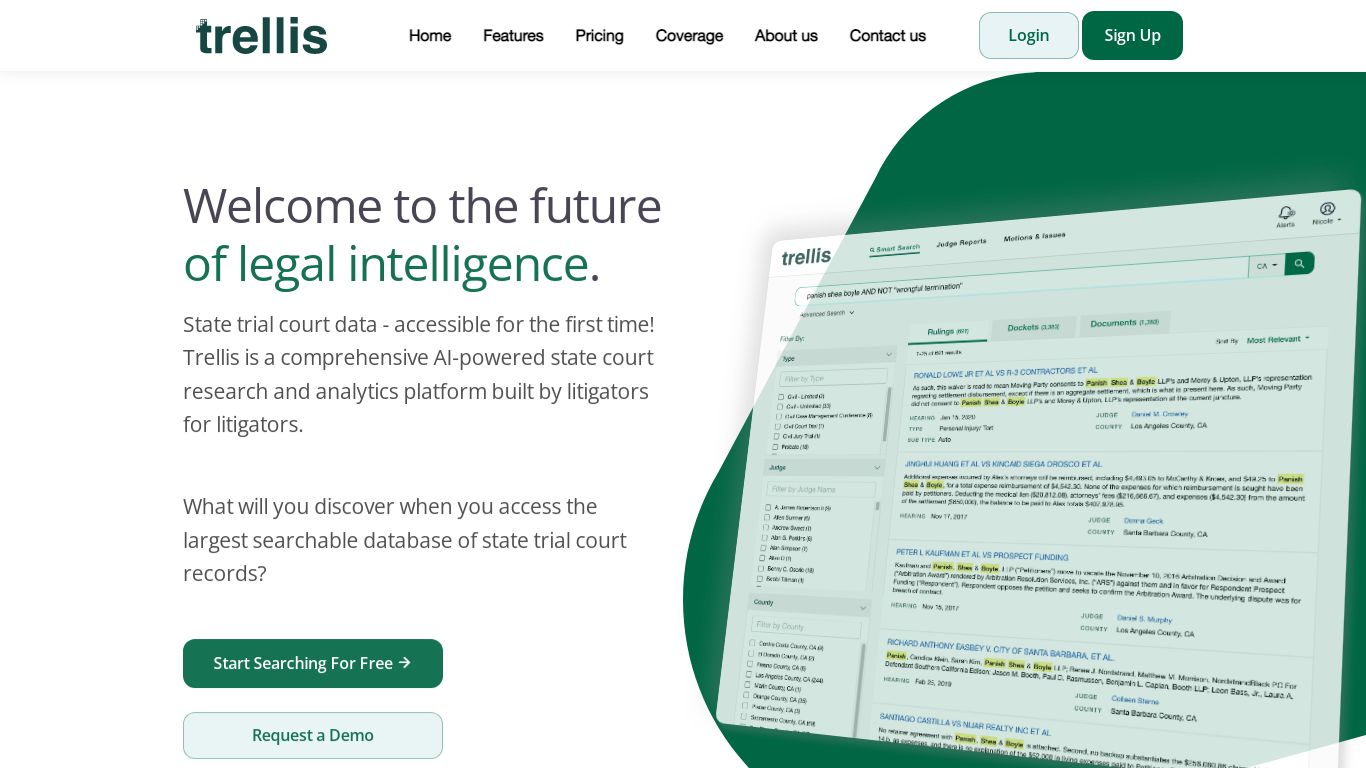 Home - Trellis Legal Intelligence